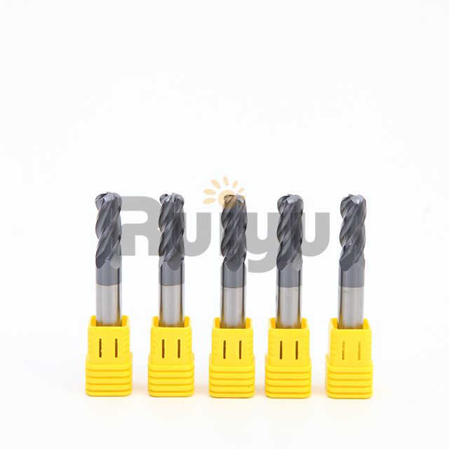 4 Flute Corner Radius End Mill
