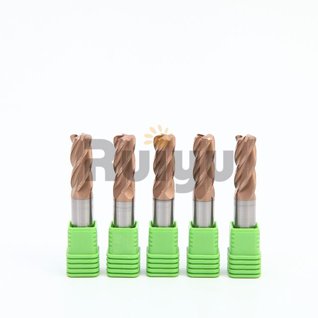 4 Flute Corner Radius End Mill