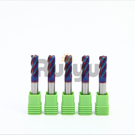 4 Flute Corner Radius End Mill